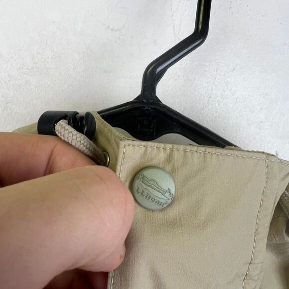 Vintage L.L.Bean GoreTex StomAway Tan Rain Jacket Size L - Picture 7 of 8